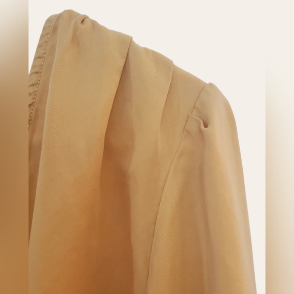 Velvet Heart Mustard Gold Wrap 3/4 Sleeve Top - Picture 3 of 6